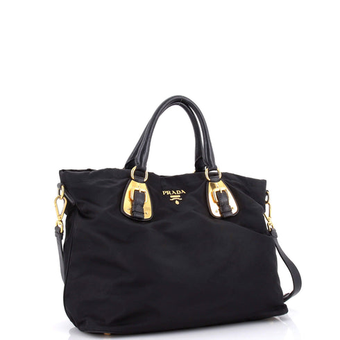 Convertible Belted Tote Tessuto Medium