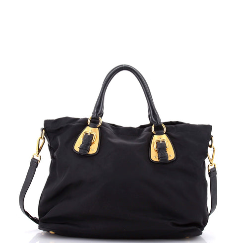 Convertible Belted Tote Tessuto Medium
