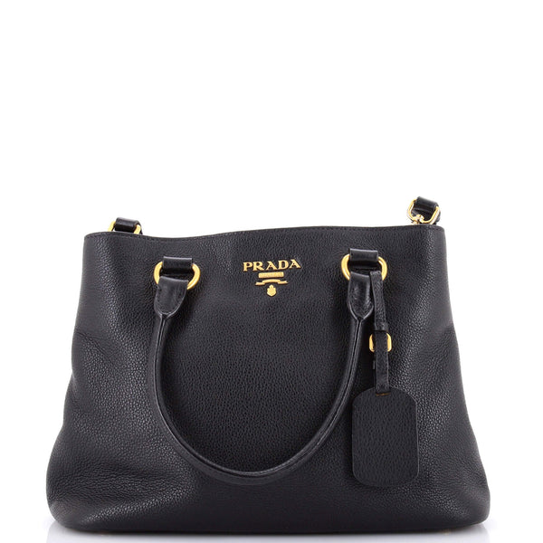 Convertible Shopper Tote Vitello Daino Large