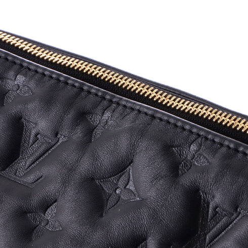Coussin Bag Monogram Embossed Lambskin MM