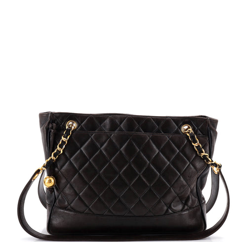 Vintage Shopping Tote Quilted Lambskin Medium