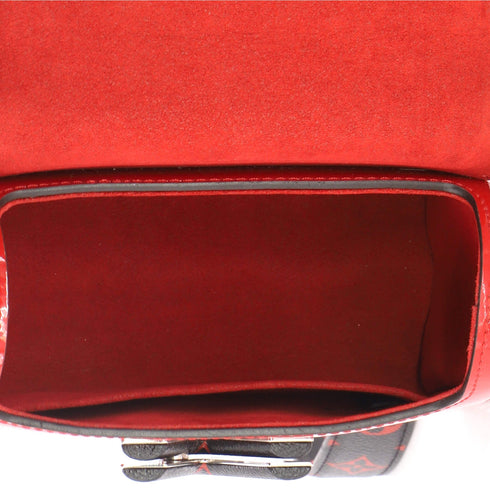 Twist Handbag Vernis with Monogram Canvas PM