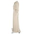 Women's Self-Portrait Embroidered-Design Maxi Dress in Cream Satin