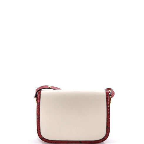 Horsebit 1955 Shoulder Bag Leather with Python Small