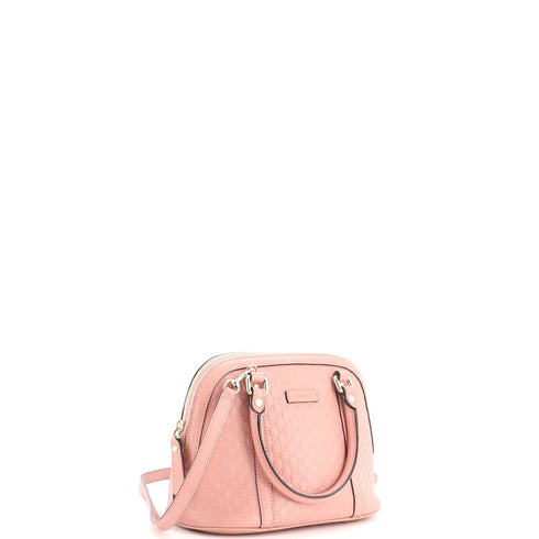 Convertible Dome Satchel Microguccissima Leather Mini