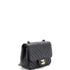 Square Classic Single Flap Bag Chevron Lambskin Mini