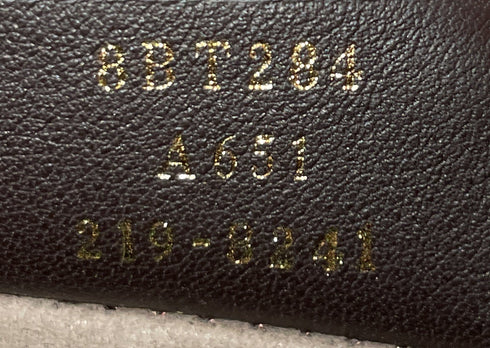 Kan I F Shoulder Bag Leather with Zucca Embossed Detail Medium
