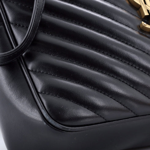 Lou Camera Bag Matelasse Chevron Leather Small
