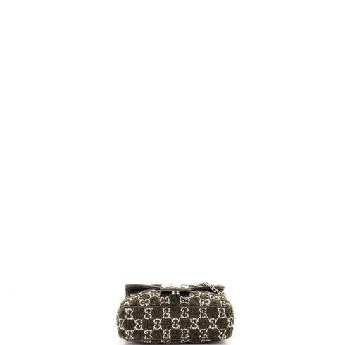 GG Marmont Flap Bag Matelasse GG Boucle Tweed Mini