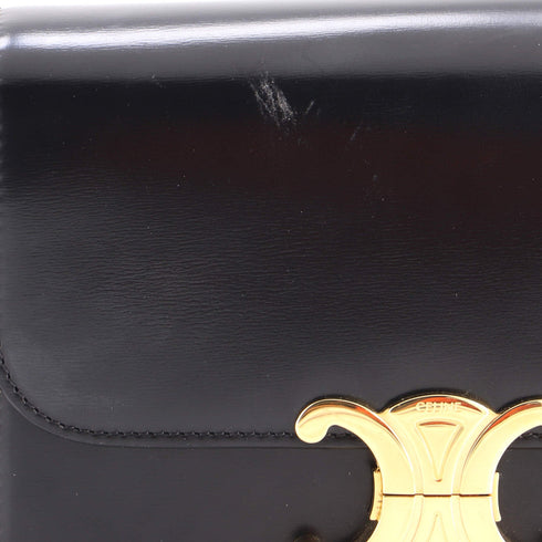 Triomphe Shoulder Bag Smooth Calfskin Teen