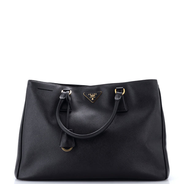Lux Open Tote Saffiano Leather Large