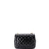 Coco de Toi Heart Chain Square Flap Bag Quilted Patent Small