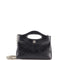 31 Shopping Bag Clutch with Chain Quilted Shiny Crumpled Calfskin Small