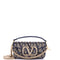 VLogo Loco Flap Shoulder Bag Embellished Leather Small