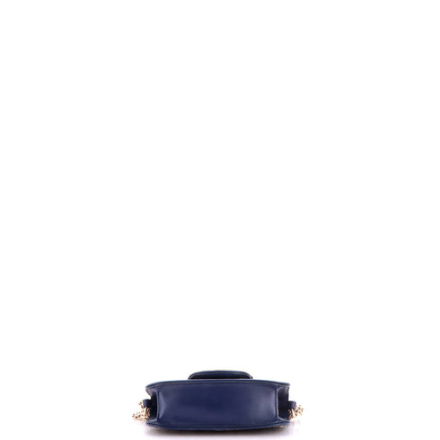VLogo Loco Flap Shoulder Bag Embellished Leather Small