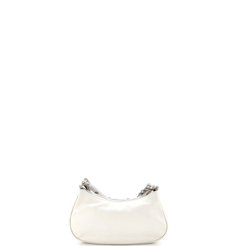 Le Cagole Giant Studs Chain Shoulder Bag Leather XS