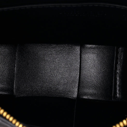 Brick Cassette Shoulder Bag Maxi Intrecciato Leather Mini
