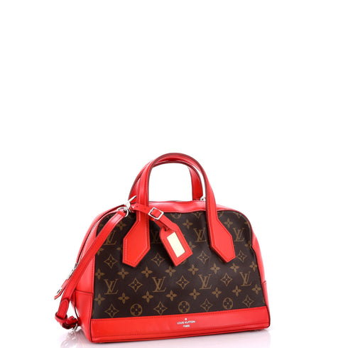 Dora Handbag Monogram Canvas and Calfskin PM