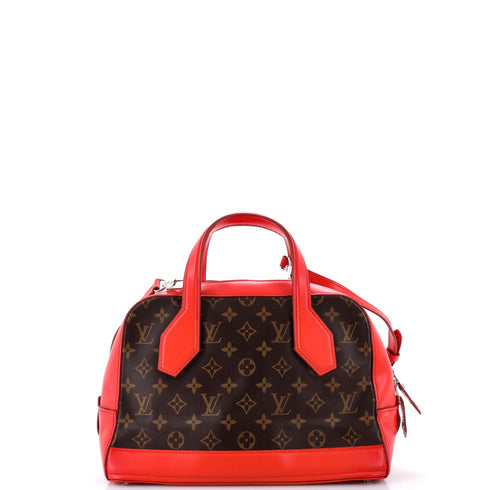 Dora Handbag Monogram Canvas and Calfskin PM