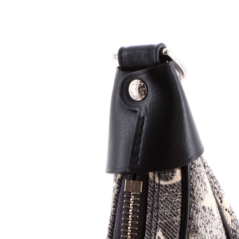 Loop Handbag Monogram Jacquard Denim