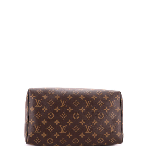 Dark Speedy Soft Bandouliere Bag Monogram Canvas 30
