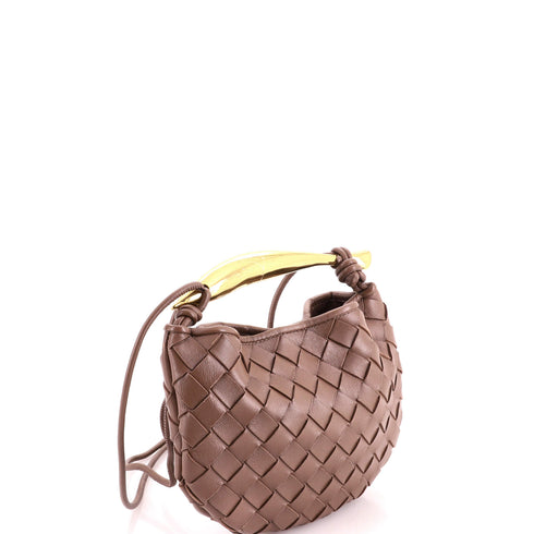 Sardine Top Handle Bag Intrecciato Nappa Mini