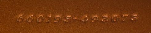 Diana NM Logo Bamboo Handle Tote Embossed Leather Small