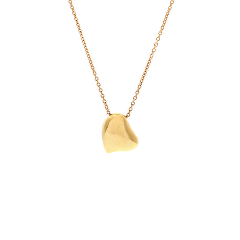 Elsa Peretti Full Heart Necklace 18K Yellow Gold