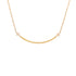 T Smile Pendant Necklace 18K Rose Gold and Diamonds Small