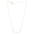 T Smile Pendant Necklace 18K Rose Gold and Diamonds Small