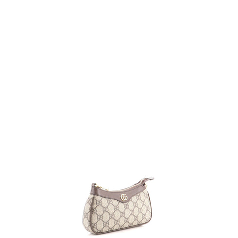 Ophidia Charm Shoulder Bag GG Coated Canvas with Leather Mini