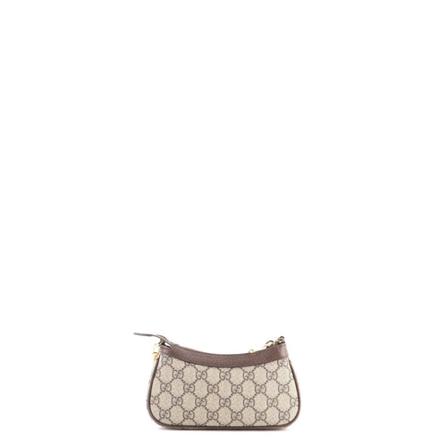 Ophidia Charm Shoulder Bag GG Coated Canvas with Leather Mini