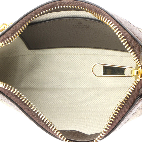 Ophidia Charm Shoulder Bag GG Coated Canvas with Leather Mini