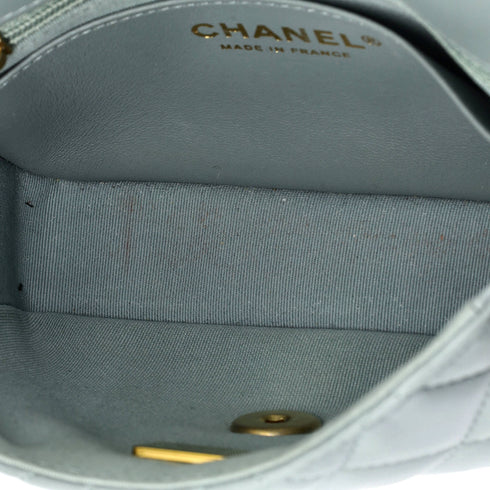 Casino Royale Charms Square Flap Bag Quilted Lambskin with Enamel Mini