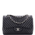 Classic Double Flap Bag Chevron Lambskin Jumbo