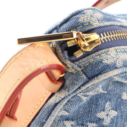 Croissant NM Handbag Monogram Denim MM