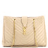 Classic Monogram Shopper Matelasse Chevron Leather Large