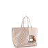 Anjou Reversible Tote Embroidered Coated Canvas PM