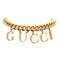 Logo Chain Choker Necklace Metal