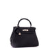 Kelly Handbag Noir Togo with Palladium Hardware 28
