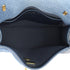 CC Turnlock Round Flap Bag Quilted Denim Small