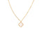 Sweet Alhambra Pendant Necklace 18K Yellow Gold and Mother of Pearl
