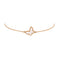 Sweet Alhambra Butterfly Bracelet 18K Yellow Gold and Mother of Pearl