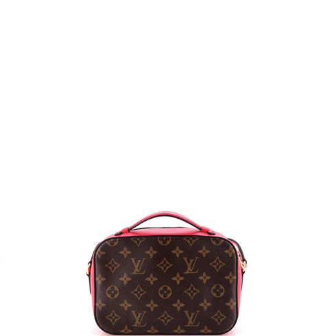 Saintonge Handbag Monogram Canvas with Leather