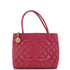 Medallion Tote Quilted Caviar