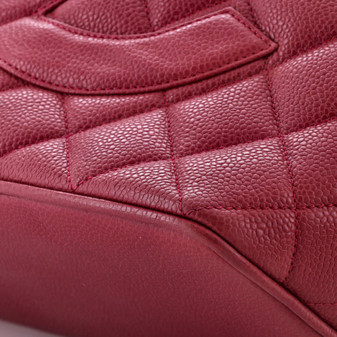 Medallion Tote Quilted Caviar