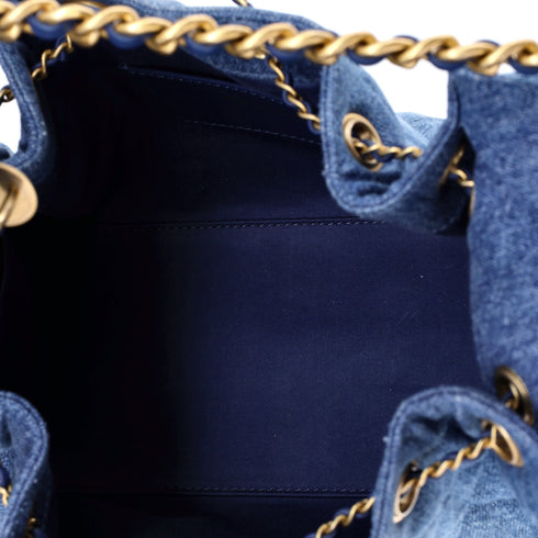 25 Hobo Bag Quilted Denim Small