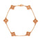 Sweet Alhambra 6 Motifs Bracelet 18K Rose Gold