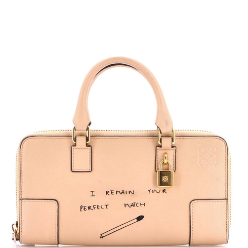 Amazona Pouch Crossbody Bag Printed Leather