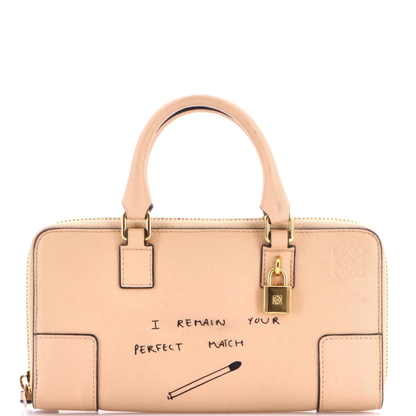 Amazona Pouch Crossbody Bag Printed Leather